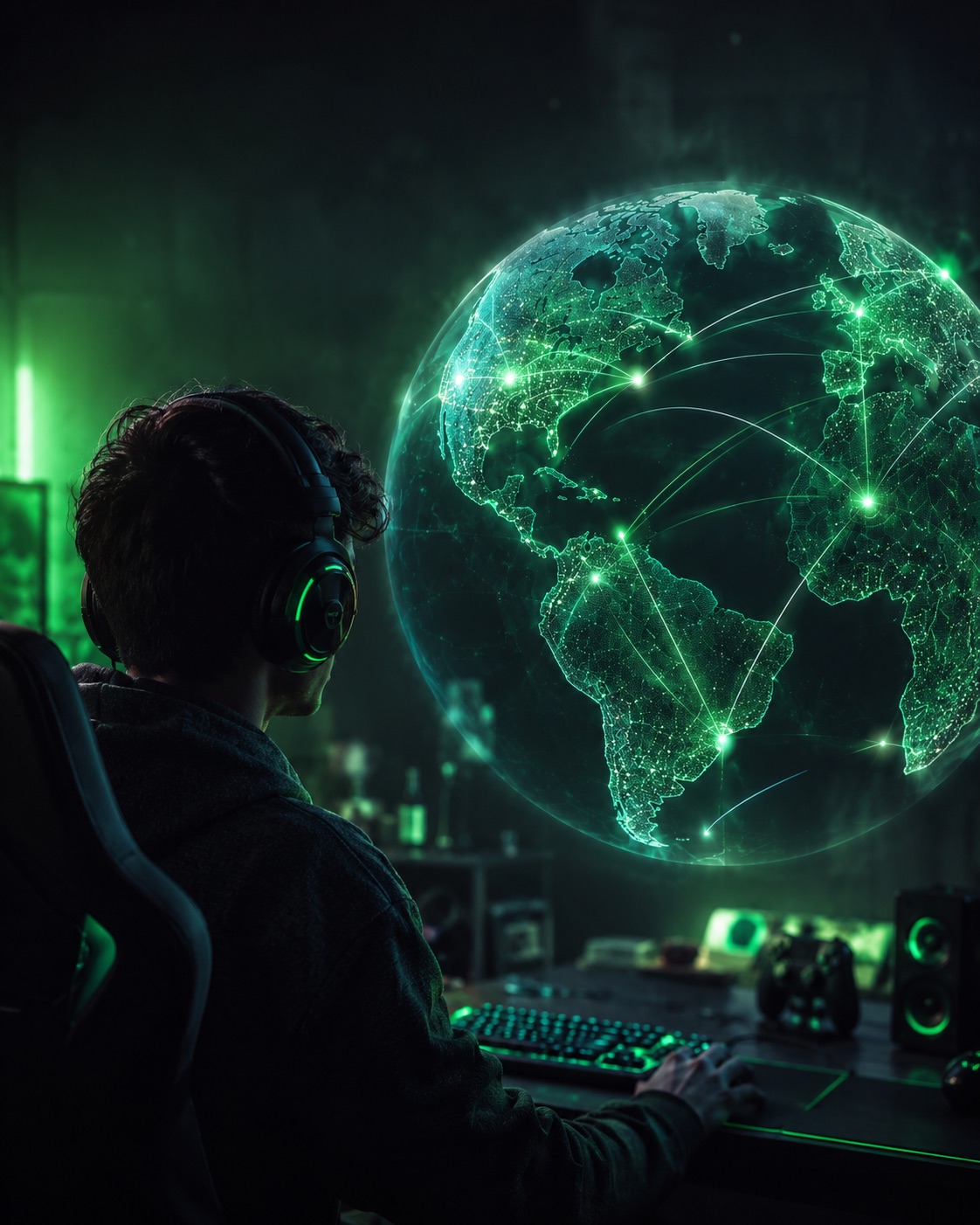 Gamers connecting around the globe
